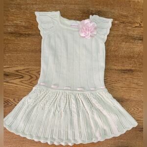 American Girl Ivory Knit Dress